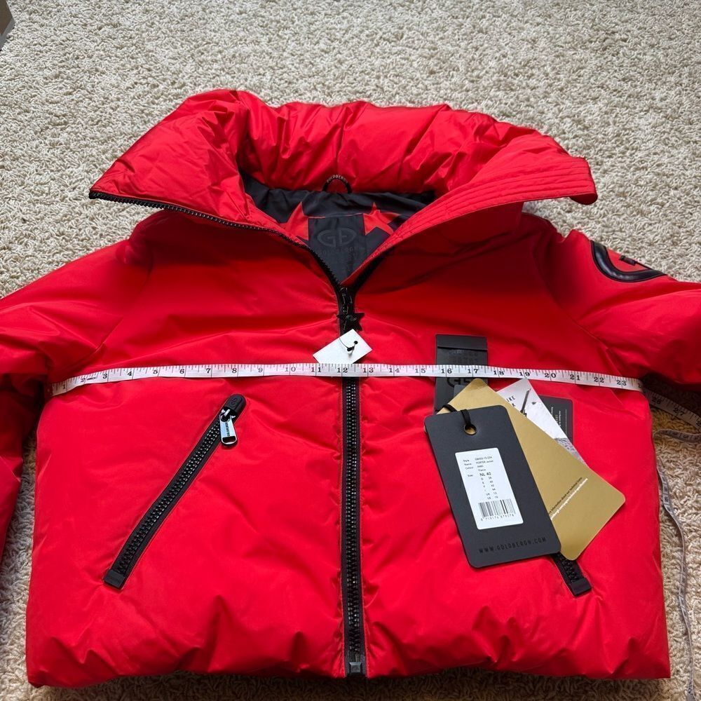 Goldbergh Porter Ski Jacket NWT US 10 Flame Red Waterproof - Picture 6 of 9